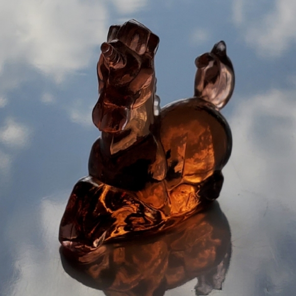 Vntg Boyd Pink Glass Little Lucky the Unicorn 🦄 - Picture 3 of 6